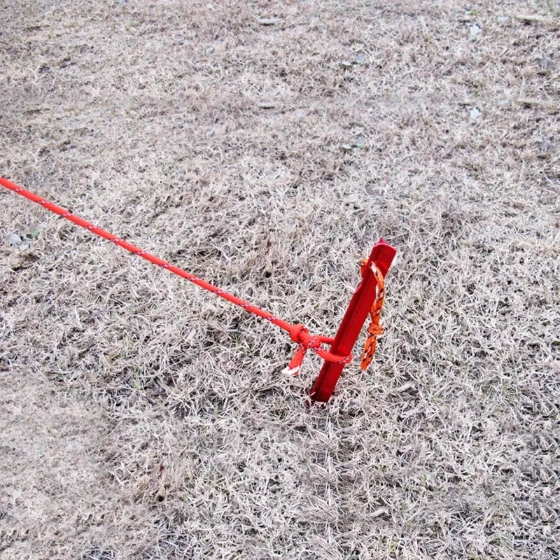10PCS Outdoor Tent Stakes, Aluminum Camping Tent Ground Pegs