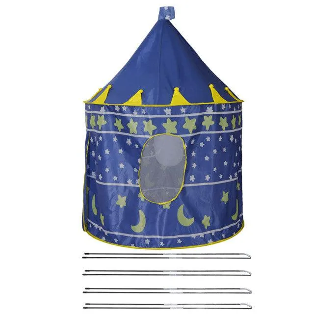 1.3M Portable Children&#39;s Tent Wigwam Folding Kids Tents Tipi Baby Play House Large Girls Pink Princess Castle Child Room Decor