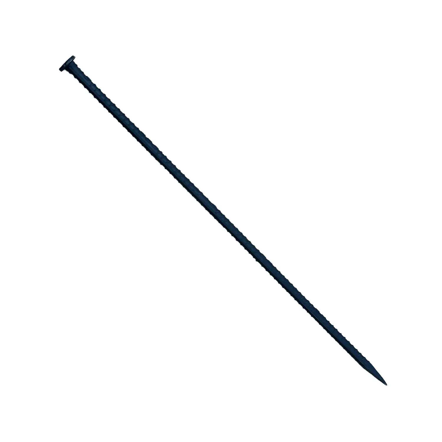 24" Steel Rebar Stakes with Nail Head - Garden Stakes (#4 Rebar)