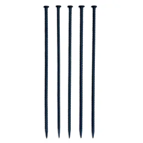 24" Steel Rebar Stakes with Nail Head - Garden Stakes (#4 Rebar)