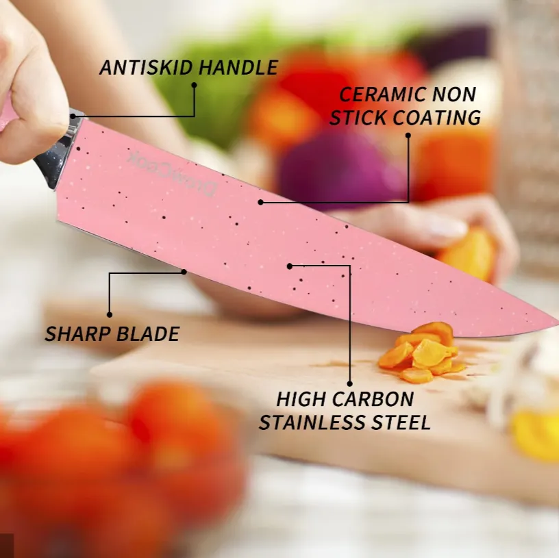 6-Pcs Stainless Steel Kitchen Knife Set Tgs-049-18