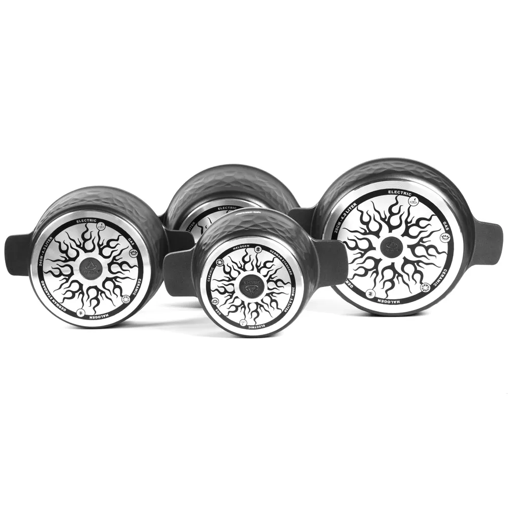 Arshia Diamond Cookware Set 12pcs Silver CO110 - 2970