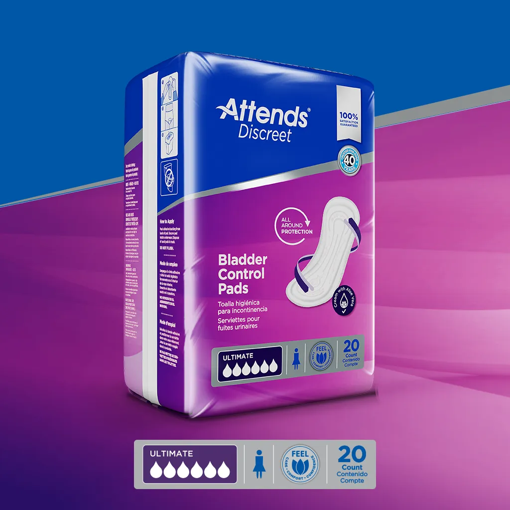 Attends Discreet Women's Ultimate Pads