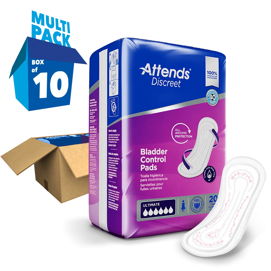 Attends Discreet Women's Ultimate Pads