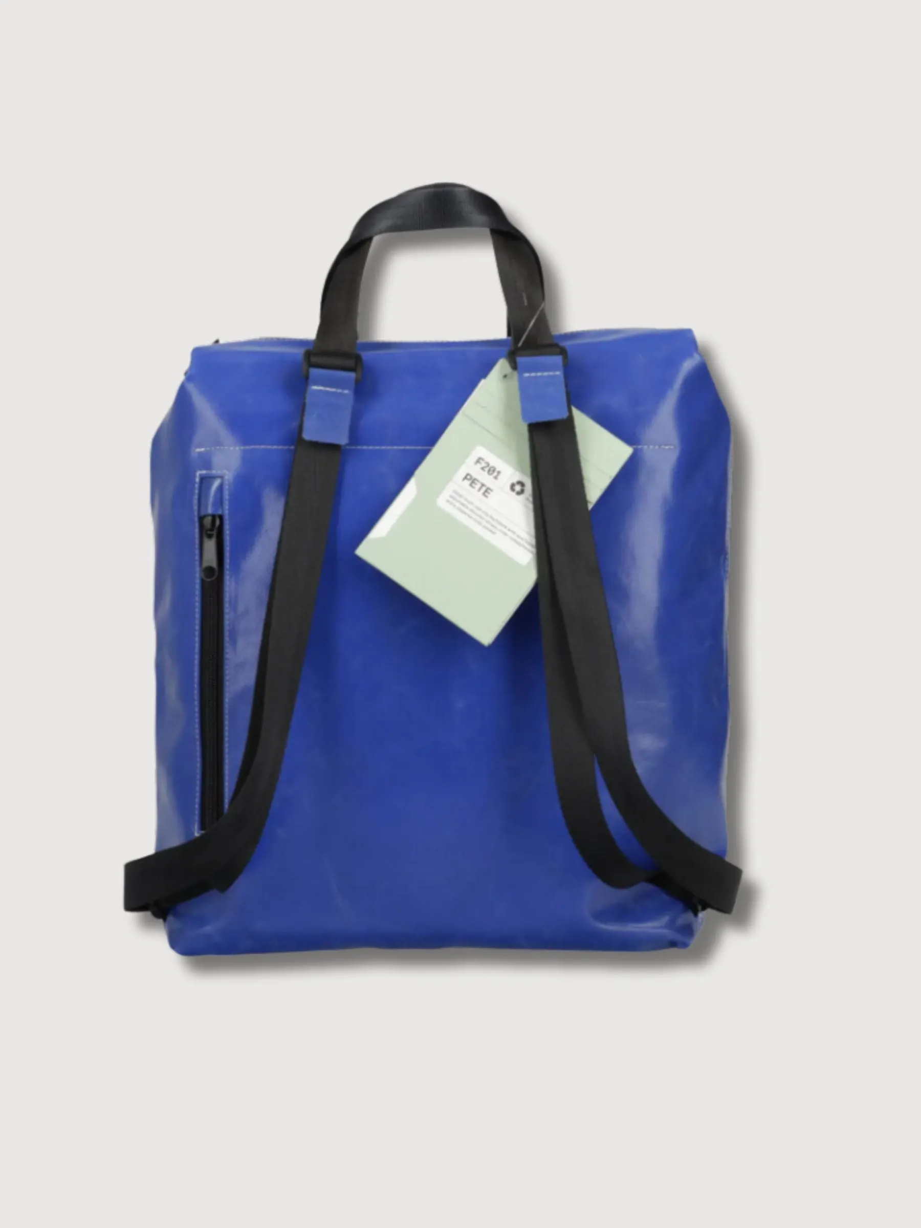 Backpack F201 Pete Blue In Used Truck Tarps | Freitag