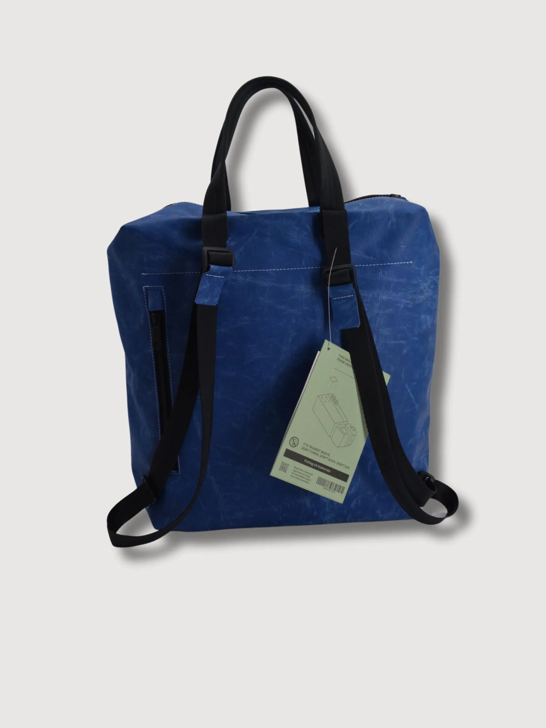 Backpack F201 Pete matt Blue In Used Truck Tarps | Freitag