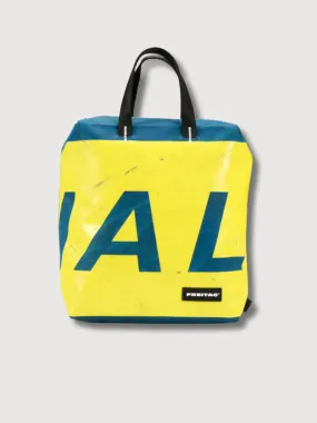 Backpack F201 Pete Yellow & Blue-Al In Used Truck Tarps | Freitag