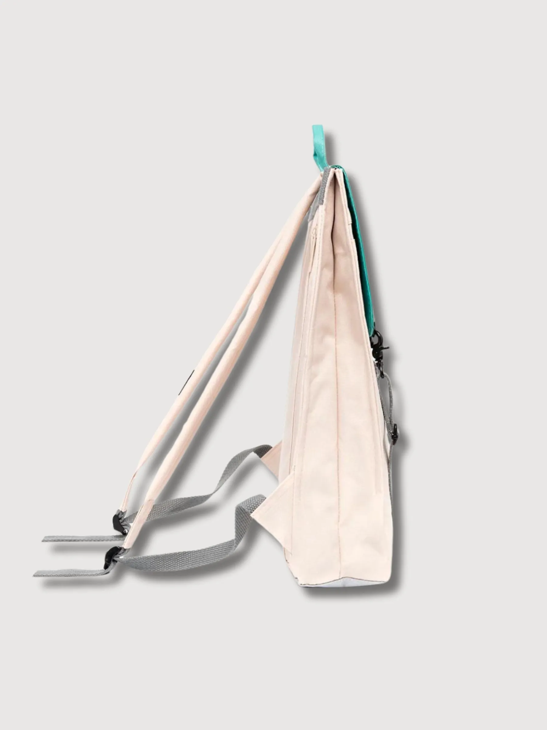 Backpack Handy Acqua Green & Ecru | Lefrik