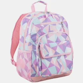 Basic Tech Backpack Pink Geometric