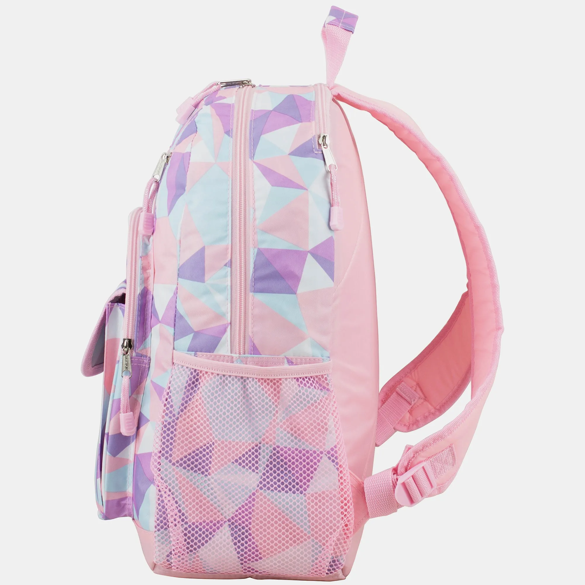 Basic Tech Backpack Pink Geometric