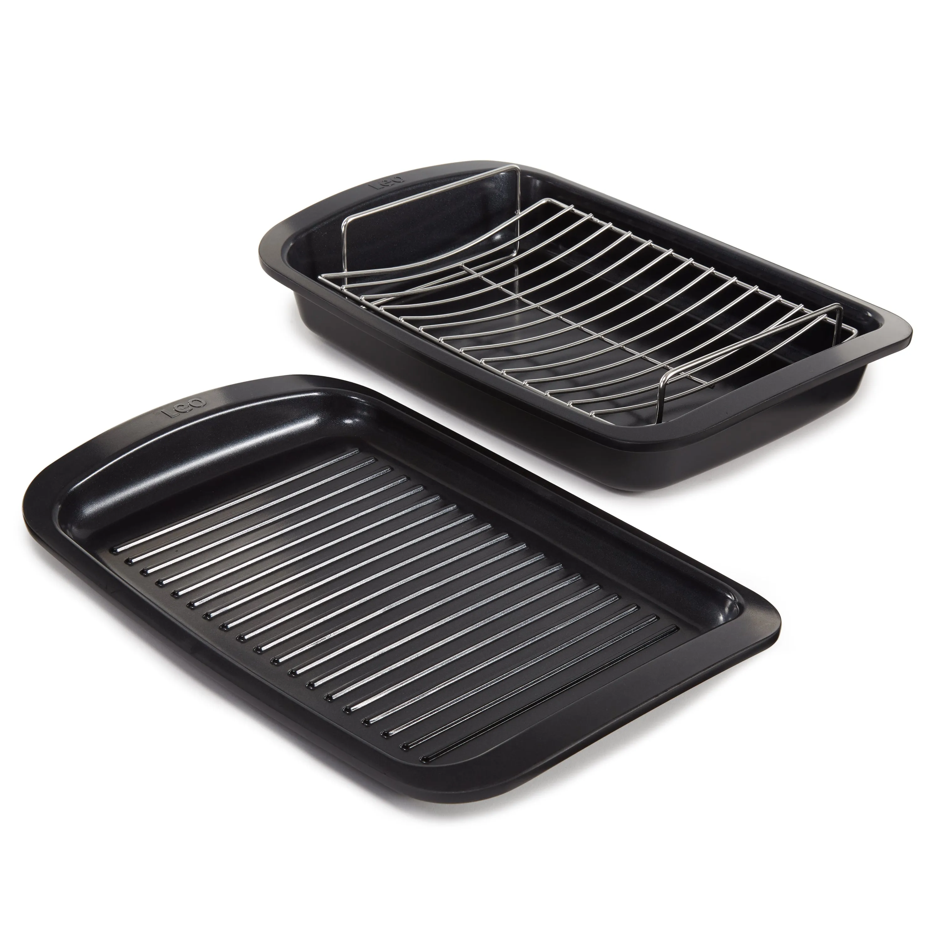 BergHOFF Leo Graphite 3Pc Nonstick Specialty Cast Aluminum Cookware Set