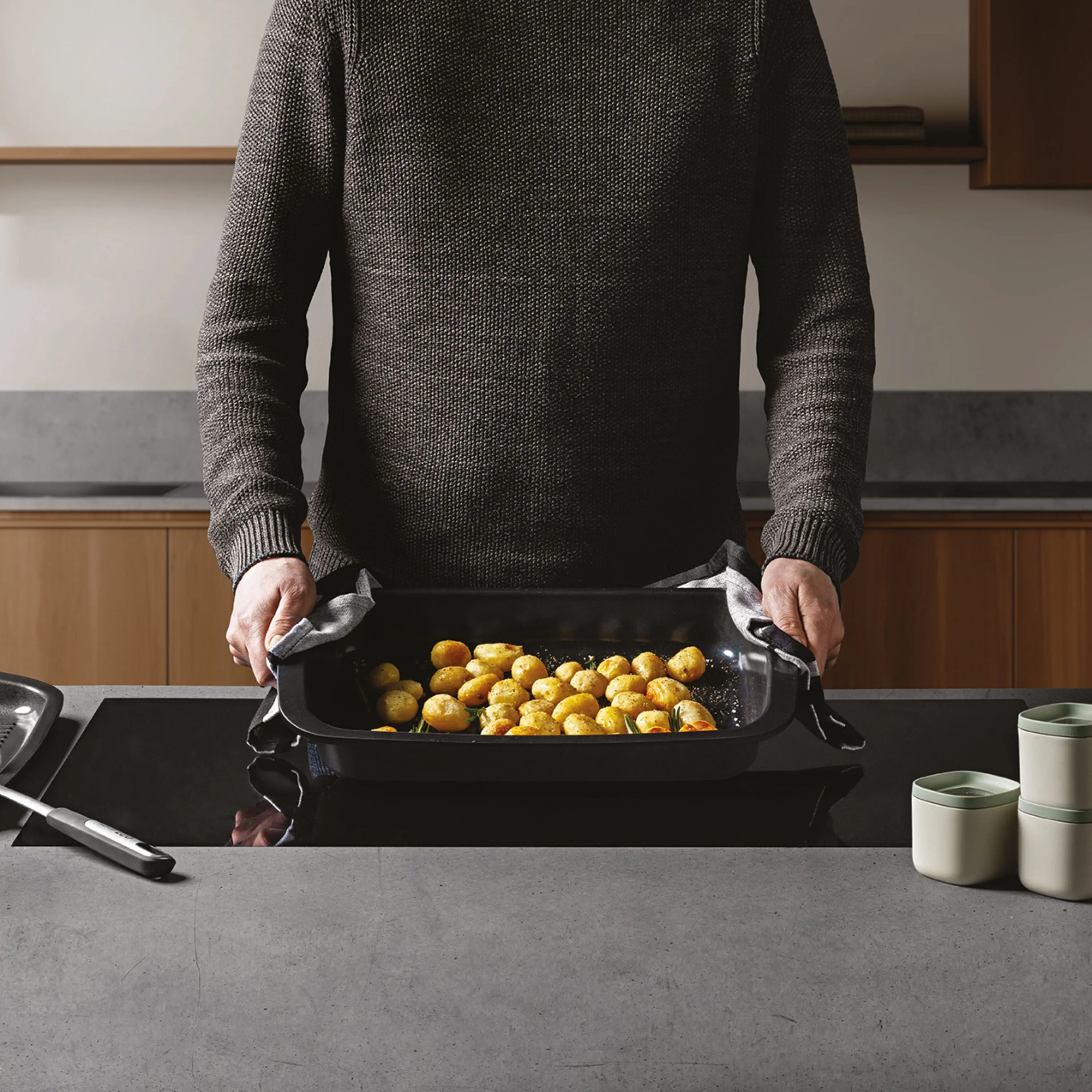 BergHOFF Leo Graphite 3Pc Nonstick Specialty Cast Aluminum Cookware Set