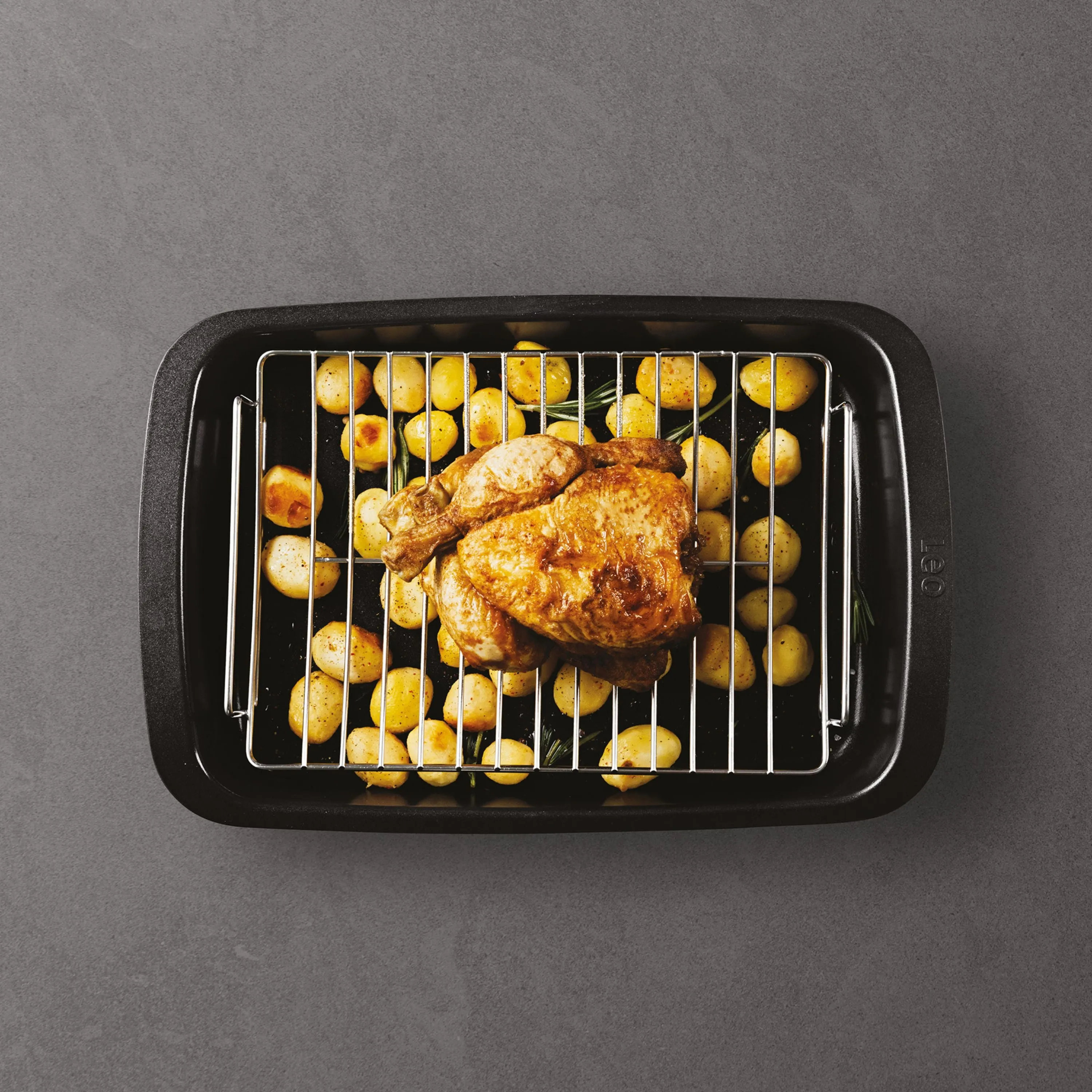 BergHOFF Leo Graphite 3Pc Nonstick Specialty Cast Aluminum Cookware Set