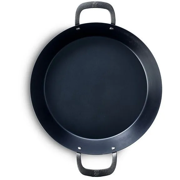 Black Steel Paella Pan
