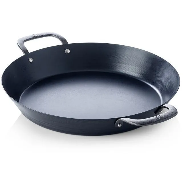 Black Steel Paella Pan