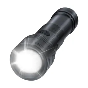 BORUIT ST12 Mini LED Flashlight for Home Camping Emergency with 90000LM, 4 Modes Zoomable Beam, Waterproof - Small Handheld Flashlights Powerful Bright Rechargeable Pocket Flash Light
