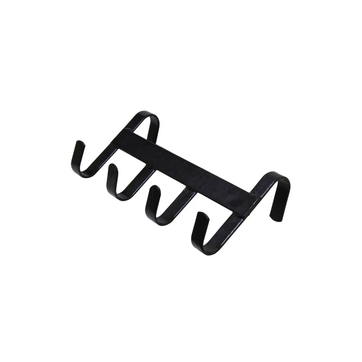 BRIDLE HANGER WITH FOUR HOOKS Black