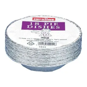 Caroline Foil Pie Dishes 18 Pack