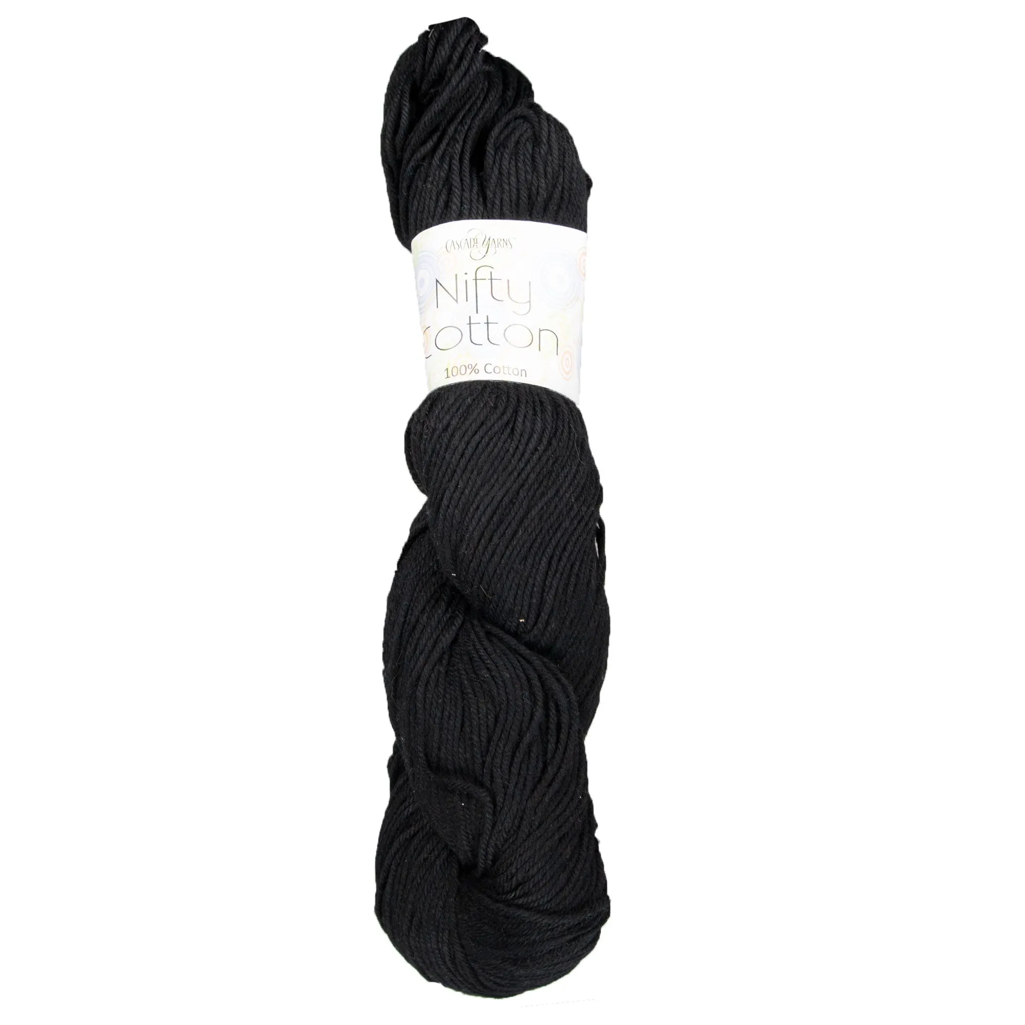 Cascade Yarns Nifty Cotton Yarn - 03 Black