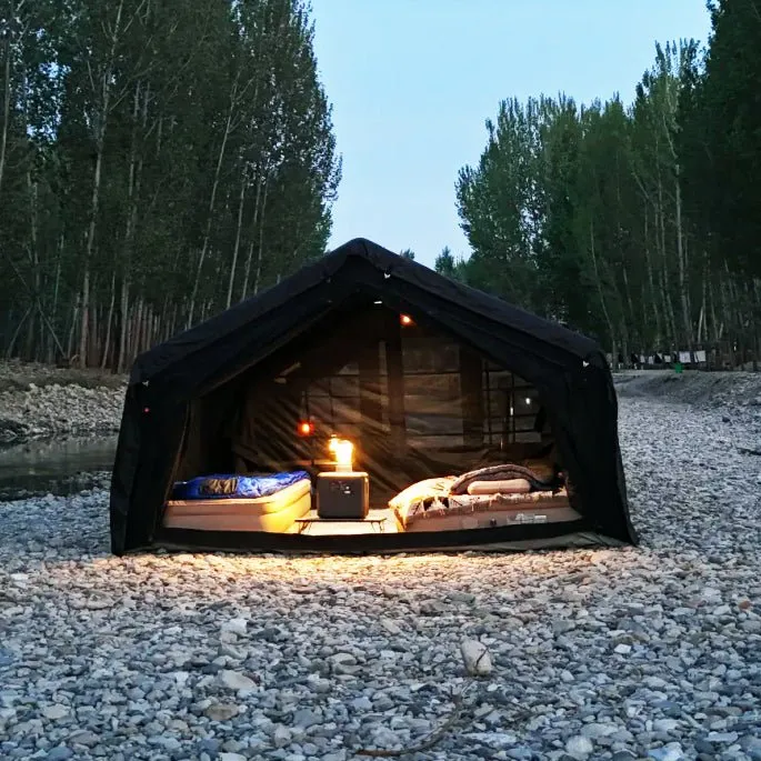 Coody | RBM Inflatable tent  Koala 7 Black for 2-10 person