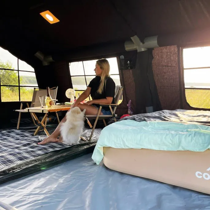 Coody | RBM Inflatable tent  Koala 7 Black for 2-10 person