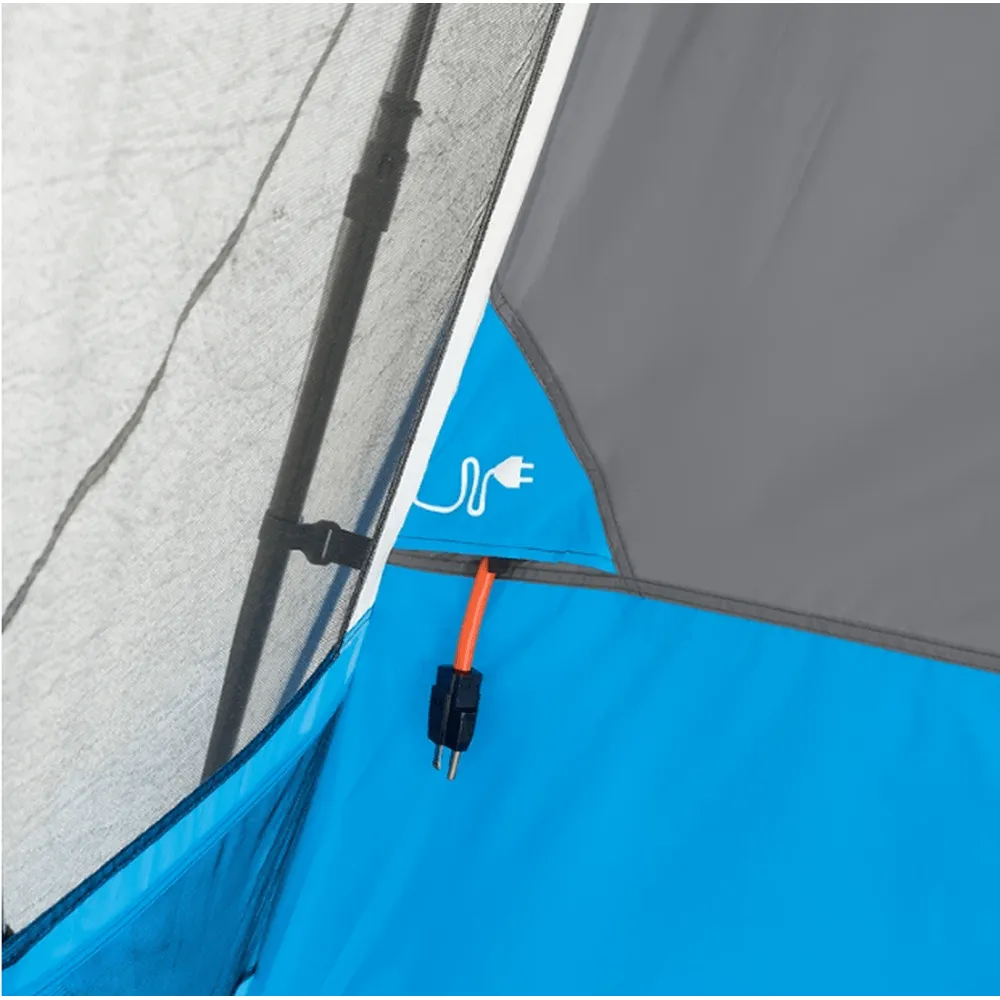 CORE EQUIPMENT 10 Person Lighted Instant Tent - Grey/Blue
