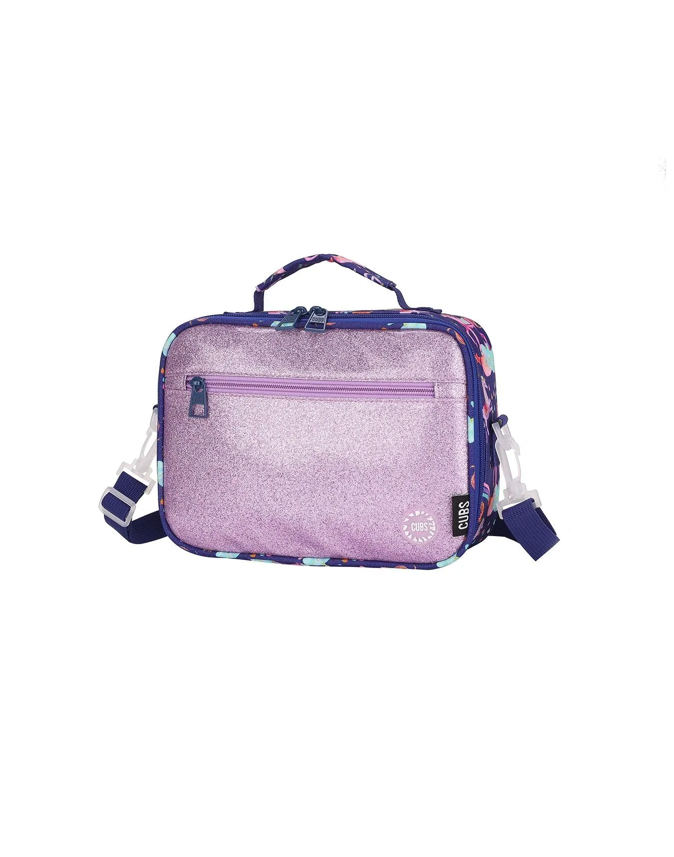 Cubs Navy Blue Baby Unicorn Glittery Cross Body Lunch Bag