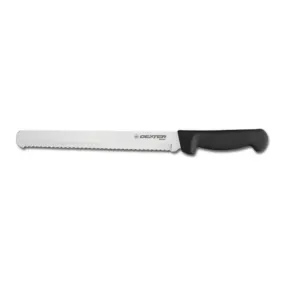 Dexter Russell P94804B Basics 10" Scalloped Slicer Black Handle 31604B