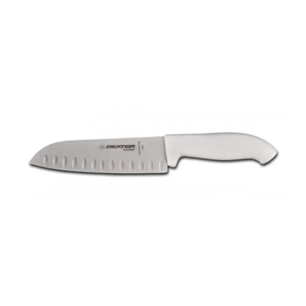 Dexter Russell SG144-7GE-PCP SofGrip 7" Duo-Edge Santoku - 24503