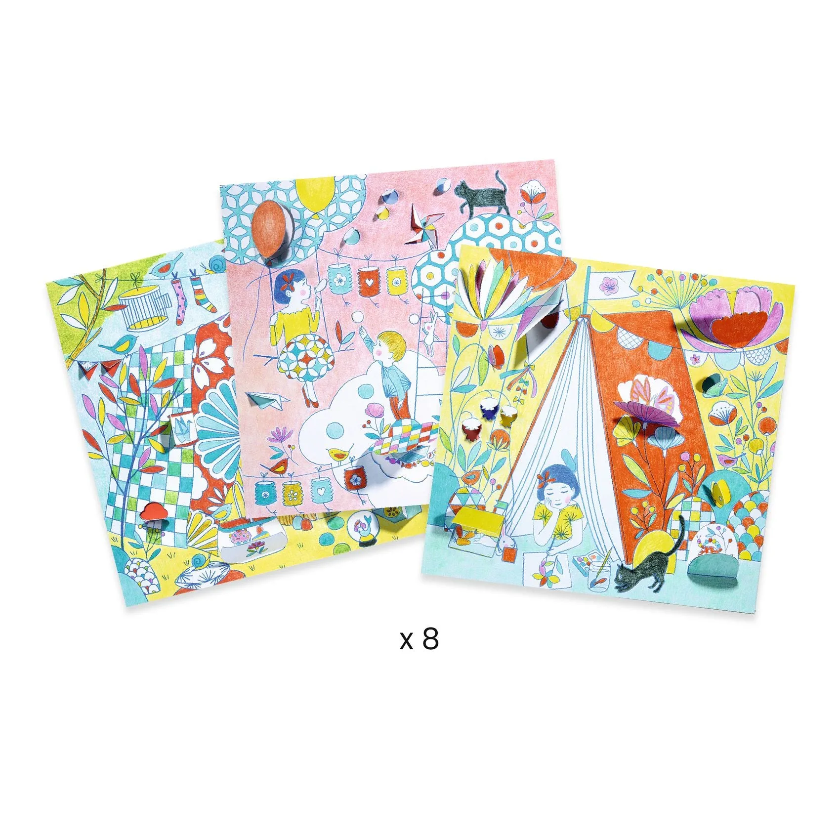 Djeco Colouring Surprise – Nina’s Play Tents