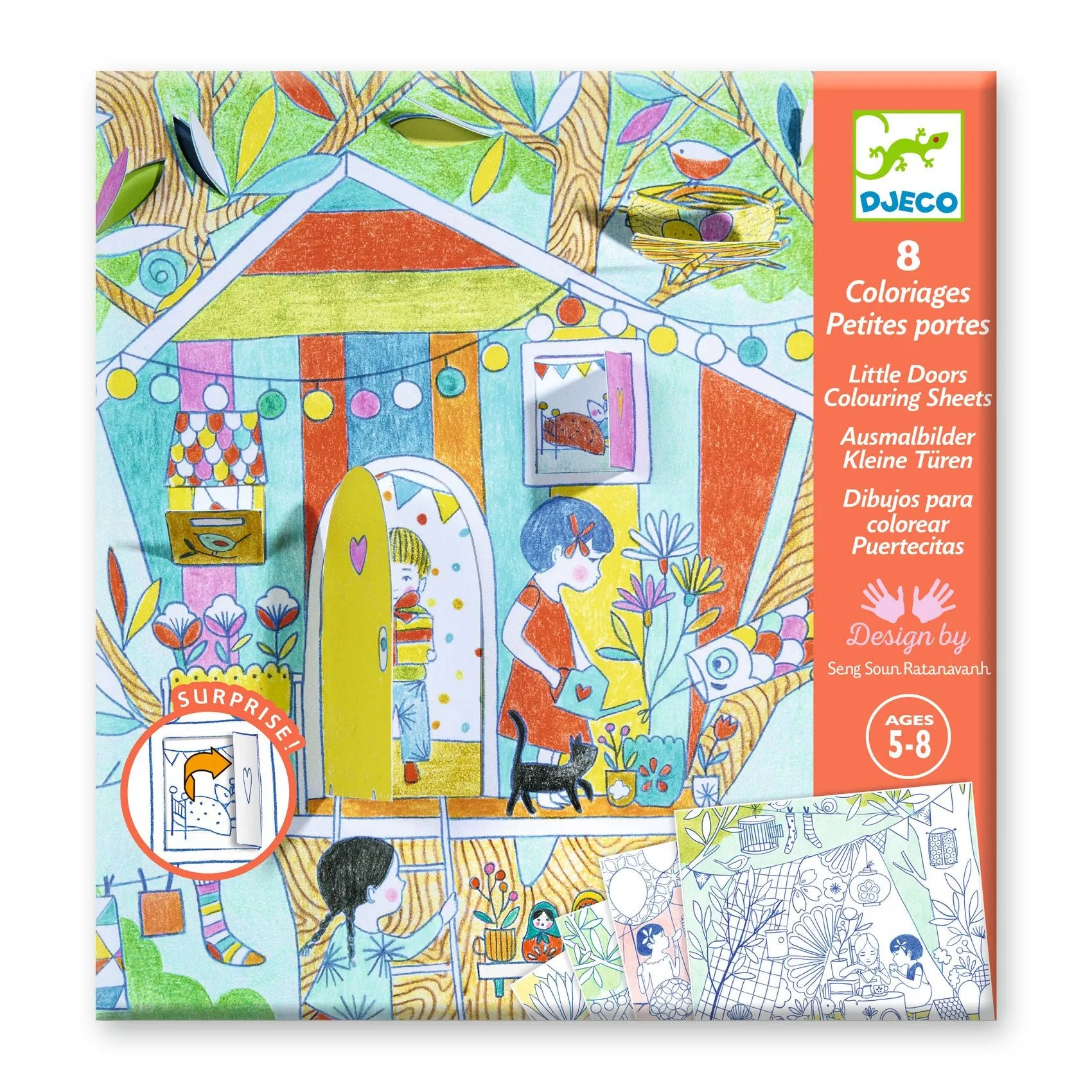 Djeco Colouring Surprise – Nina’s Play Tents