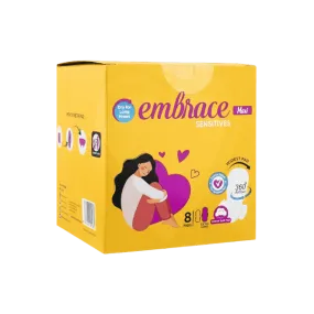 EMBRACE MAXI SENSITIVES EXTRA LONG 8 PADS
