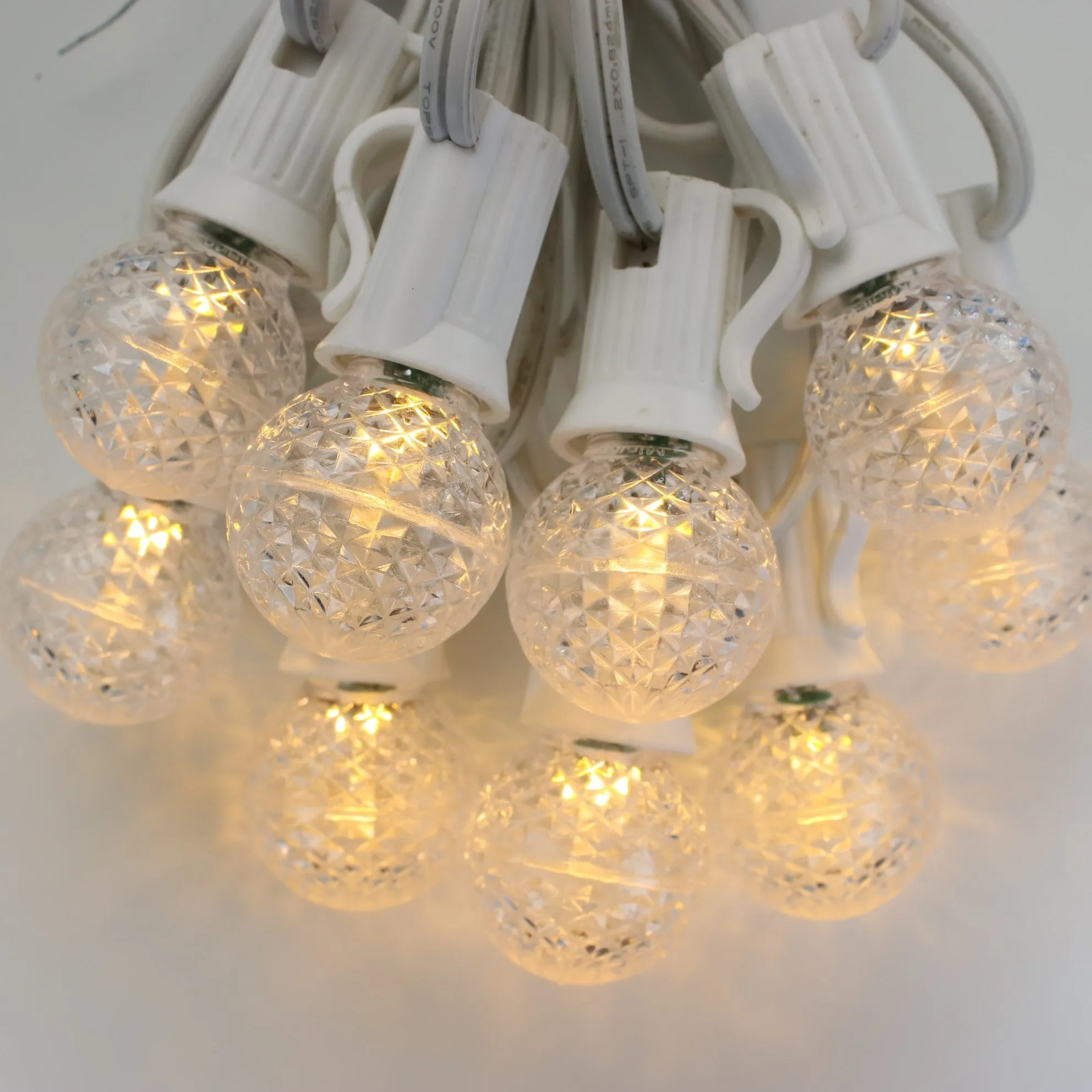 G30 Warm White LED Bulbs E12 Bases (SMD) (25 Pack)