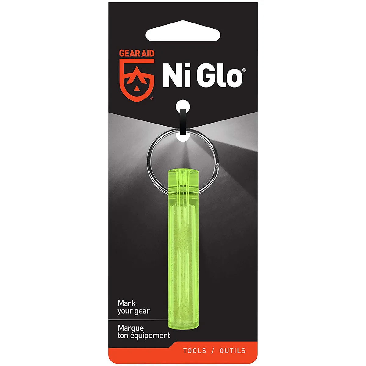 Gear Aid Ni Glo Glow-in-the-Dark Gear Marker Keychain