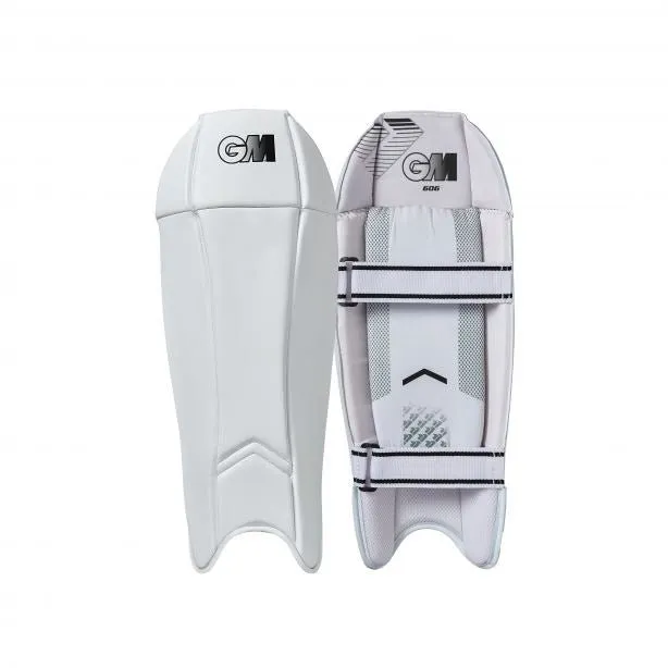 Gunn & Moore 606 Wicket Keeping Pads Ambidextrous PVC Comfortable Leg Guard