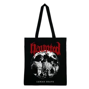 Haunted - Lunar Grave Tote Bag - Black