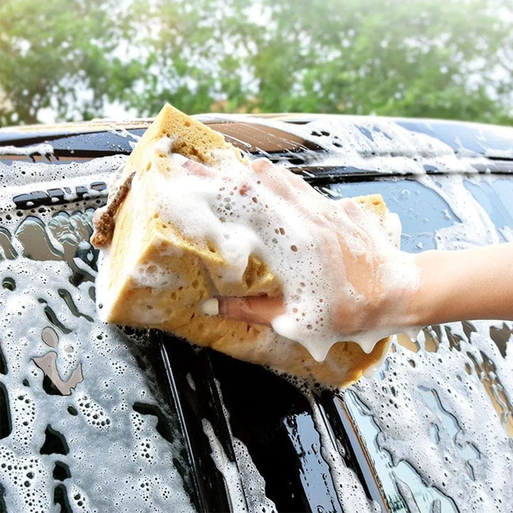 High Density Large Car Wash Sponge Foam Honeycomb Cleaning Washing Car Waxing Sponges Cleaning Car Brush Absorbent Tools