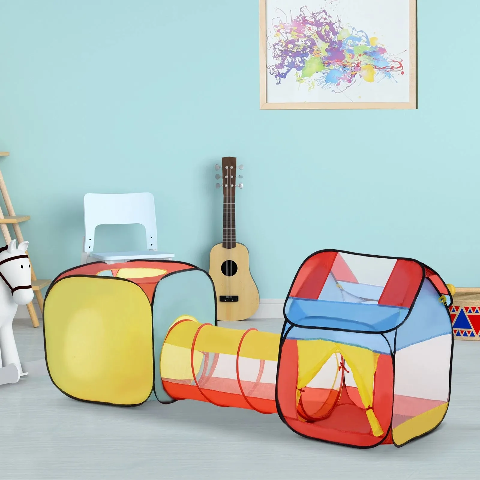 HOMCOM Play tent -   Multi-Colour