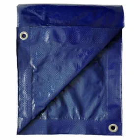 ITM MD-GT-BB-0608 6' Foot x 8' Foot Blue Polyethylene Storage Tarp Cover - Quantity of 2