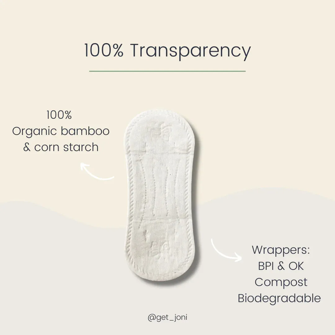 Joni - Organic Bamboo Liner 24 Pack