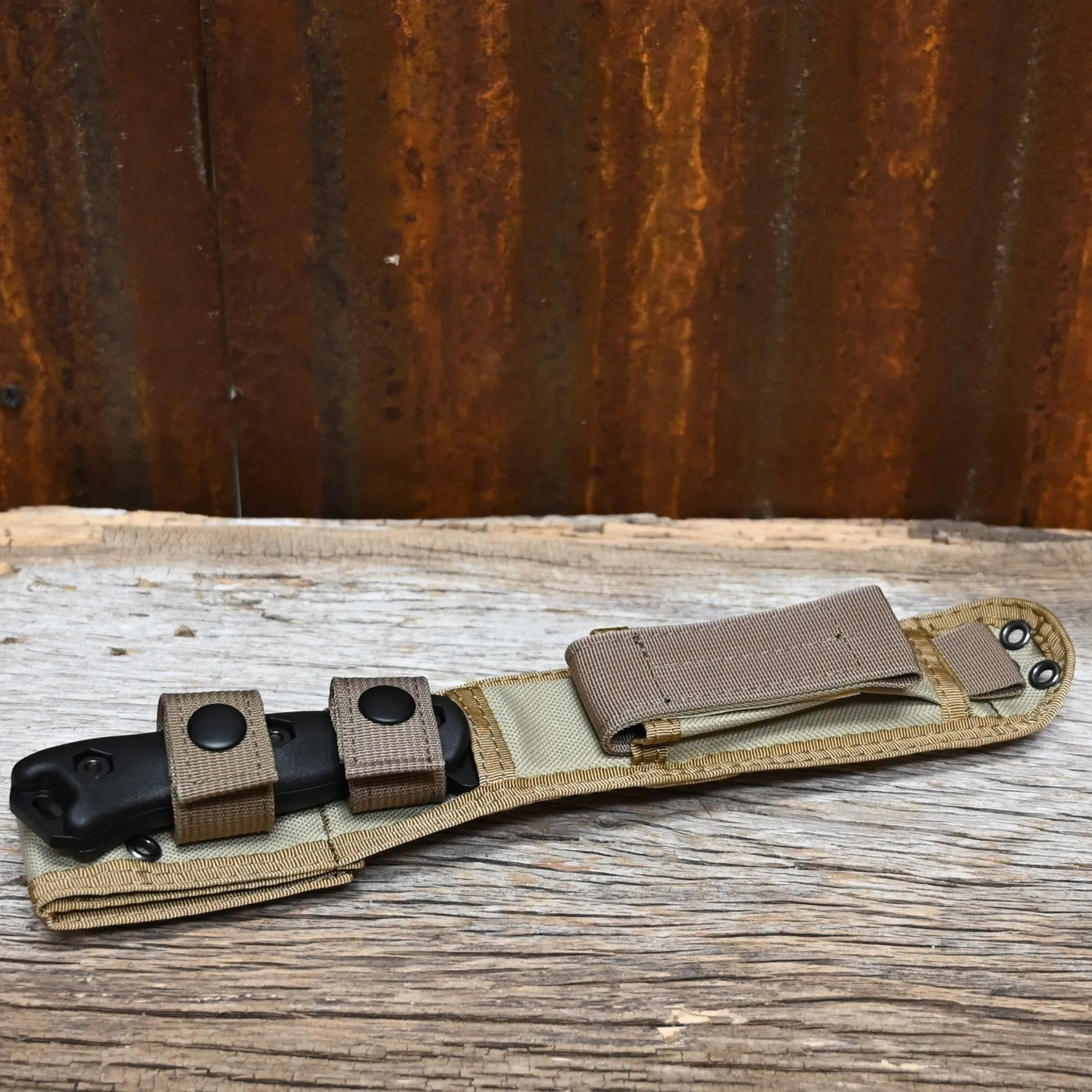 KA-Bar Becker Short Drop Point - Brown Cordura Sheath