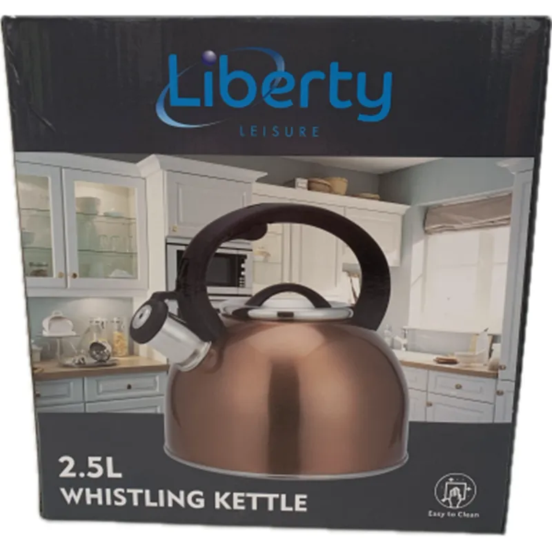 Liberty Leisure 2.5L Whistling Kettle Copper