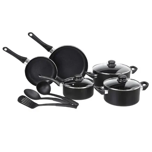 Linsan 26- Piece Aluminum Cookware Set Dishwasher Safe & Non-stick
