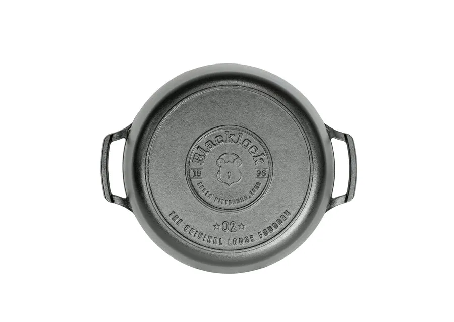 Lodge Blacklock *02* 5.5 Quart Triple Seasoned Cast Iron Dutch Oven