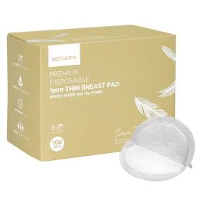 Mother-K Premium Thin 1mm Nursing Pads, 108 Count, 1 Pack - Nursing Pads - 🏆 #32 - Maternity/Baby/Kids - Best of December