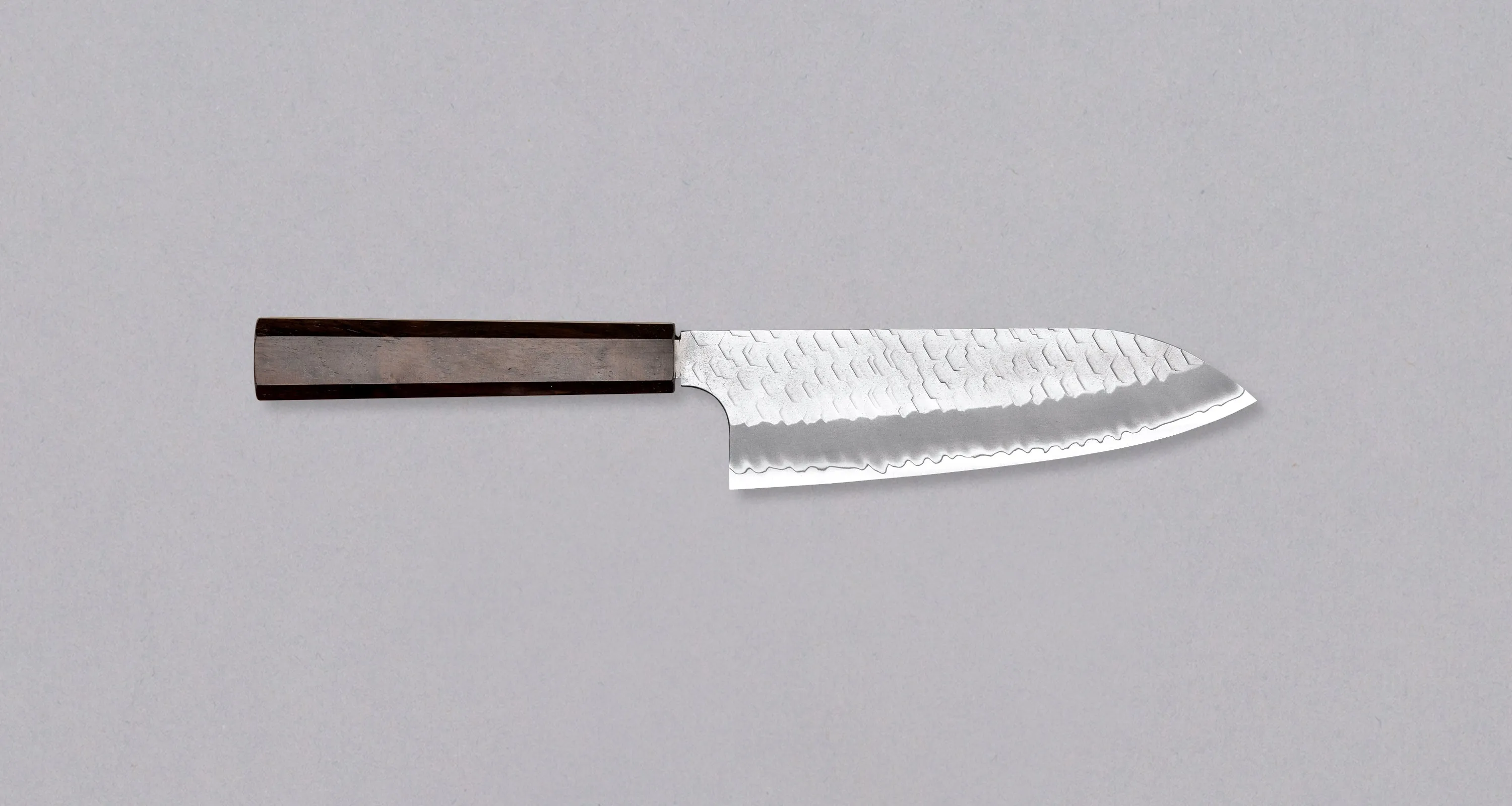 Nigara Santoku SG2 Tsuchime Wa Ebony 180mm (7.1")