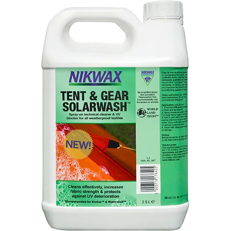 Nikwax Tent & Gear Solarwash 2.5L