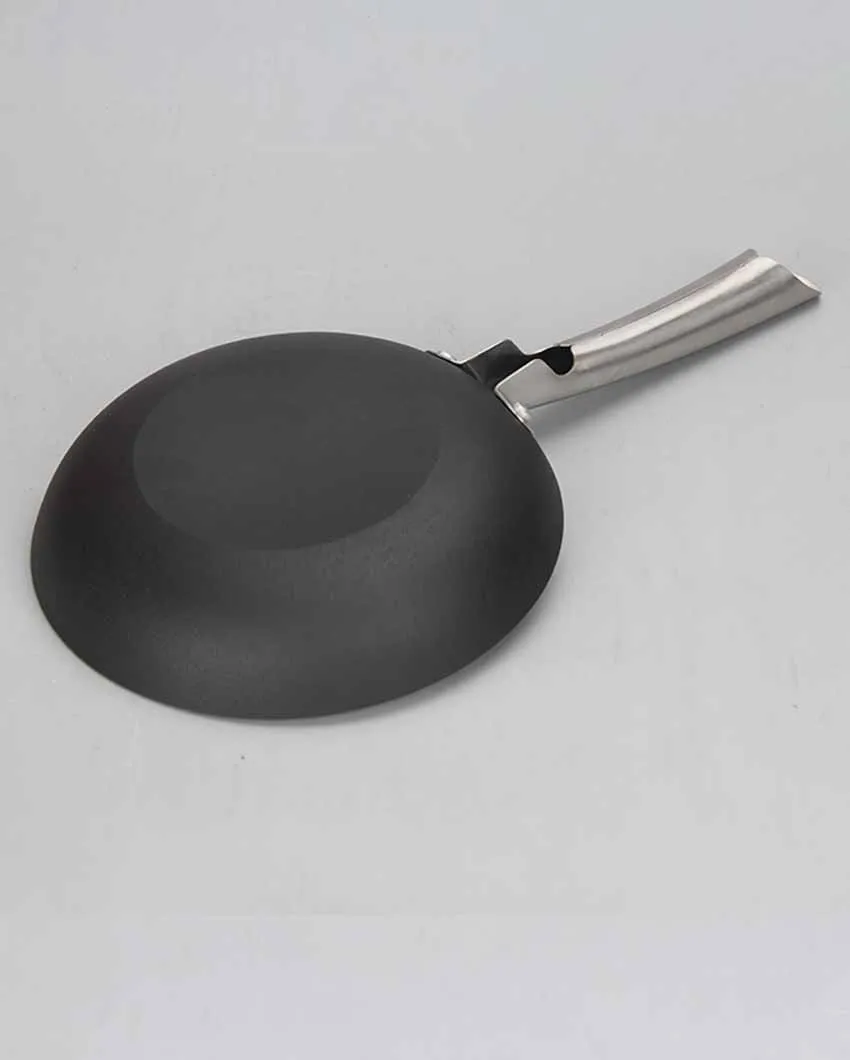 Nonstick Iron Kadhi Pan With Frypan | Safe For All Cooktops | Set of 2
