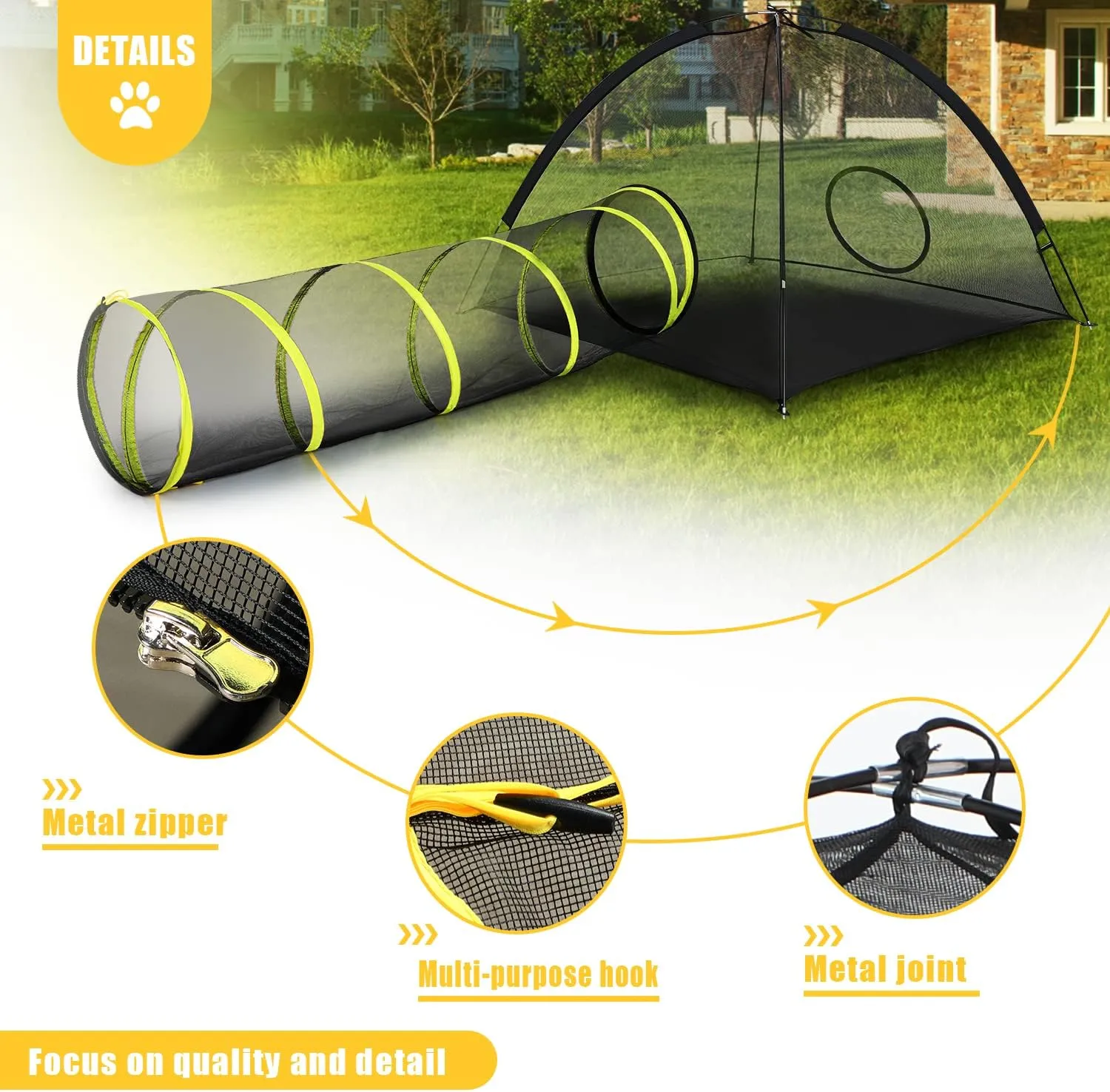 Outdoor Cat Tunnel