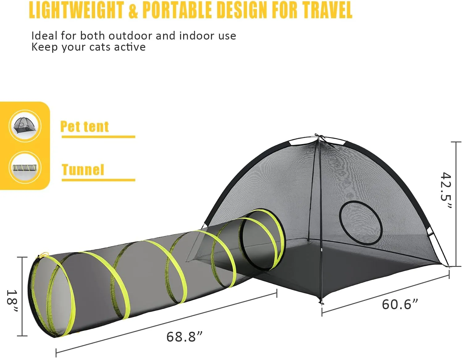 Outdoor Cat Tunnel